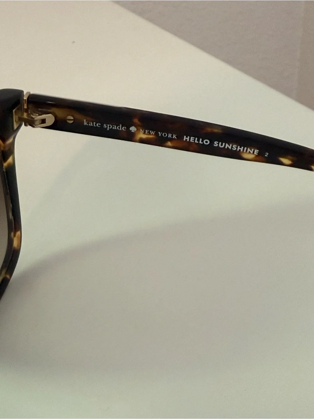 kate spade Black and Tortoiseshell Square Women's Sunglasses